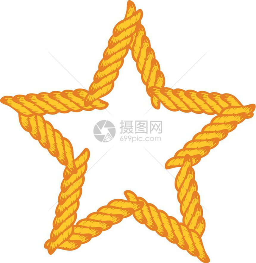 恒星Lasso绳子矢量艺术图片