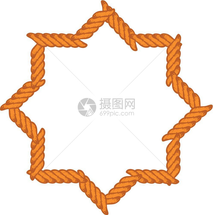 恒星Lasso绳子矢量艺术图片