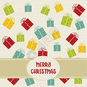 圣诞节背景及礼品盒背景图片