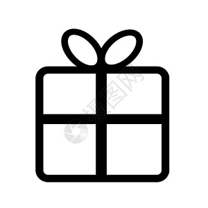 矢量礼品盒礼品盒符号图标背景