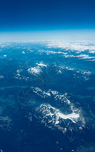 美丽的空中风景飞机的山地风景图片