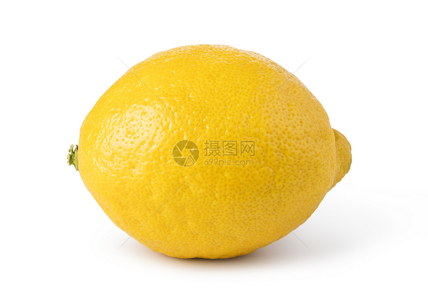成熟的柠檬水果成熟的柠檬水果白地分离图片