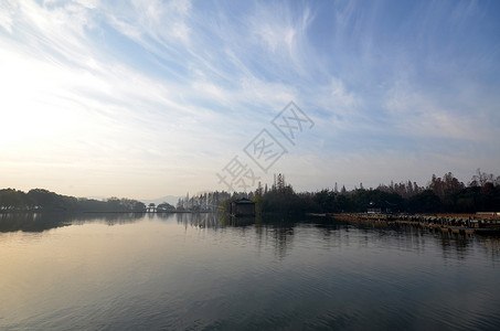 杭州西湖花园自然景观图片