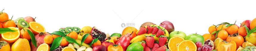 用于孤立白色背景的工程新鲜健康水果文本空闲间图片