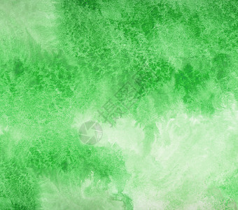 绿色水彩背景绘制图片
