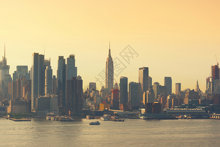 纽约市天线美国中心斯凯克拉普纽约的天线高清图片