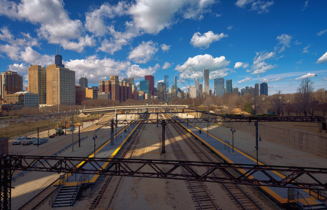美国伊迪诺州芝加哥铁路图片