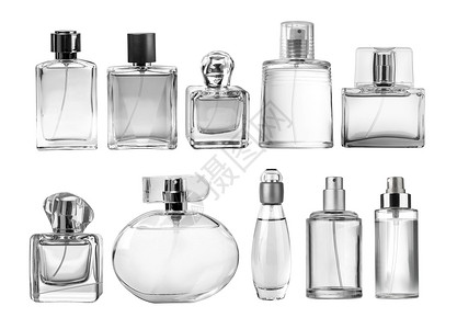 香水瓶的种类繁多背景图片