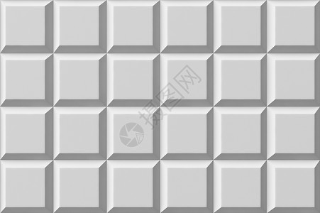 白色平铺地板无缝纹理图案背景3D错误白色平铺地板3d插图图片