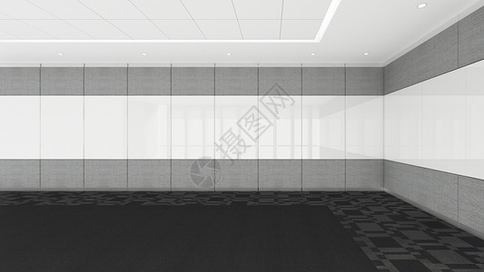 空白司庆素材办公室司的空房间3D化室内设计模拟办公司的空房间3d化室内设计模拟插图办公室司的空房间背景