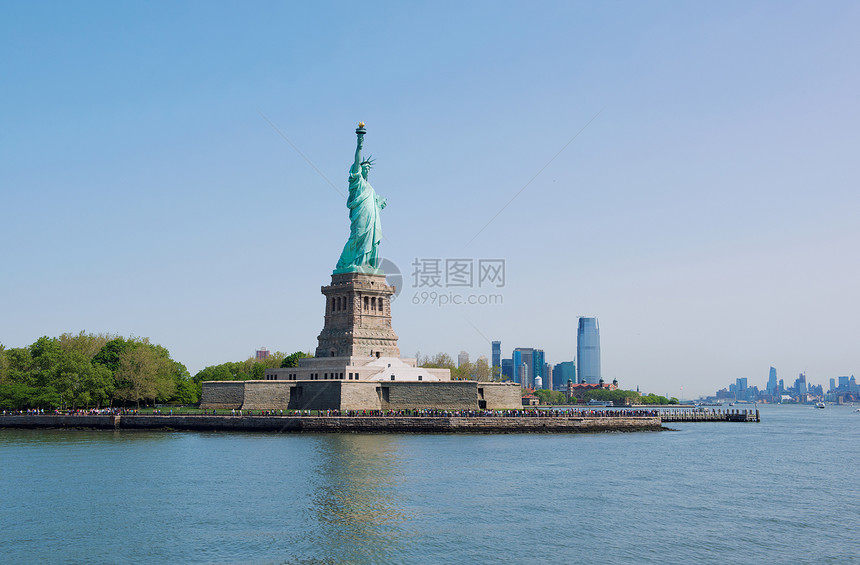 自由女神像美国纽约图片