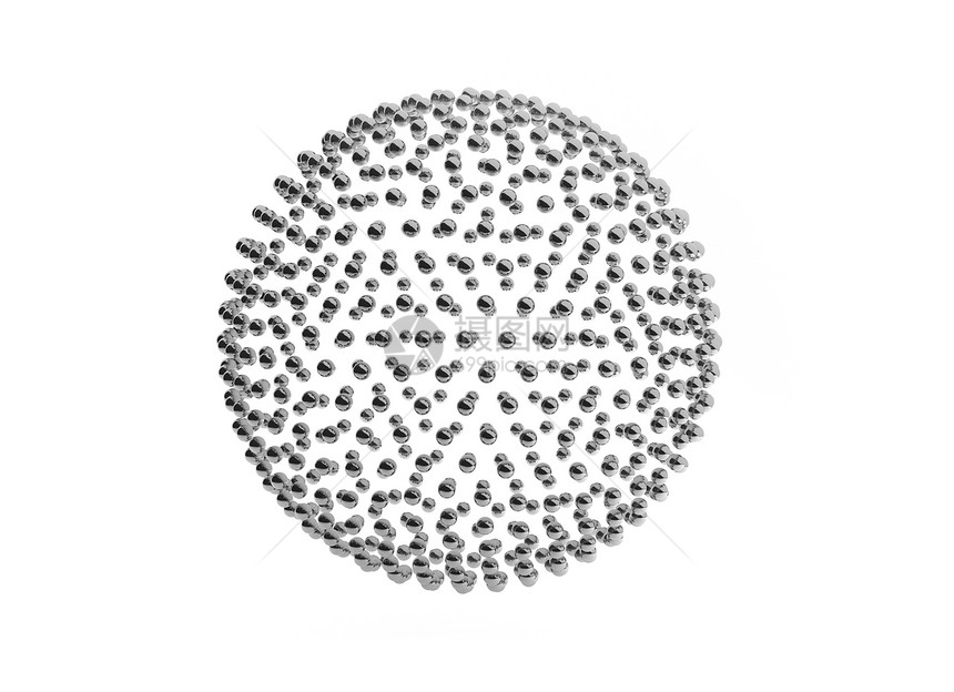 3d使Sphere抽象孤立于白背景jidus使Sphere抽象孤立于白背景插图使Sphere抽象孤立于白背景插图图片