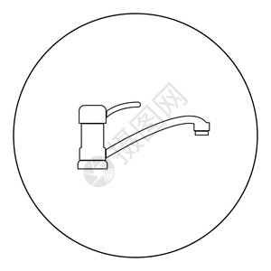 水龙头矢量图标背景图片