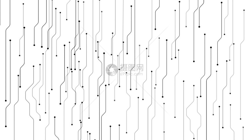 电路板白背景高科技抽象图解图片