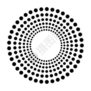 b在技术背景的白色上孤立的黑色抽象点3d圆图解d在技术背景的白色上孤立的黑色抽象点3d圆图解图片