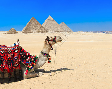 阿基奥斯埃及开罗的金字塔和埃及开罗的吉萨美丽天空埃及开罗的吉萨美丽金字塔和吉萨美丽的天空背景