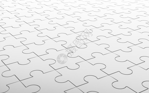 Jigsaw拼图白色背景的案纹理3d插图拼白色背景的案纹理图片