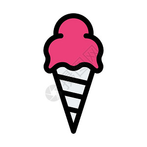 冰奶油Cone背景图片