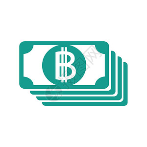 现金标志块链Bitcoin加密通币货符号图标背景