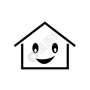 房子图标素材home图标简单符号背景