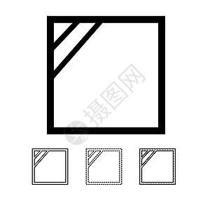 洗衣符号图标矢量图片