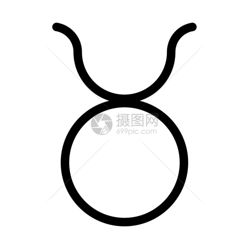 金牛Zodic符号图片
