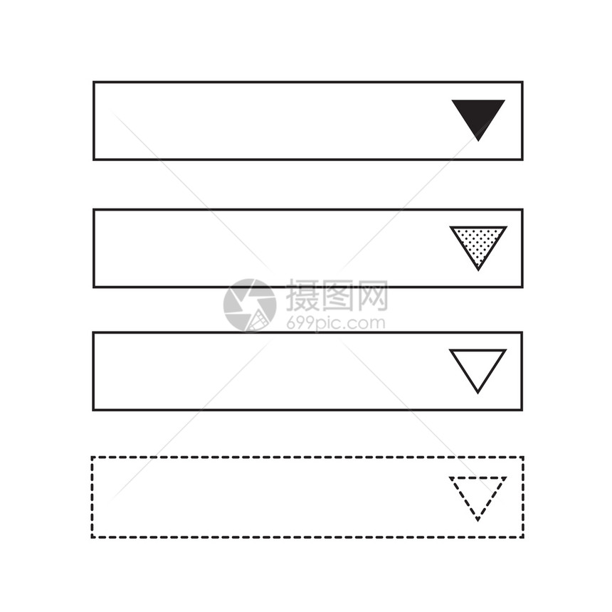 矢量箭向图标插图片