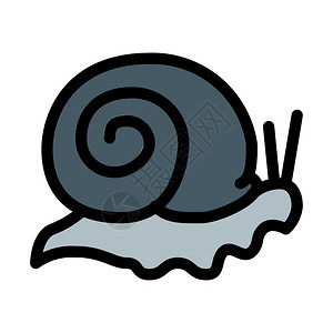 卡通蜗牛背景图片