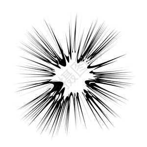 爆炸闪光卡通爆炸星壳白背景下孤立的星壳爆炸闪光图片
