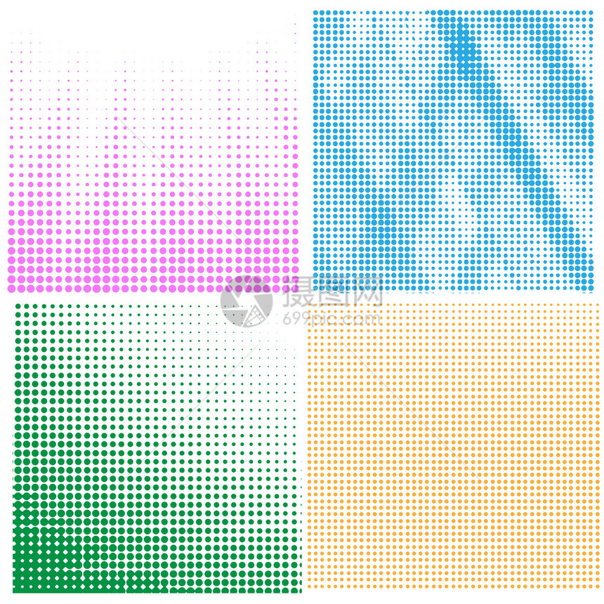 漫画书背景半色图案多彩收藏点背景半色图案模式收藏点背景图片