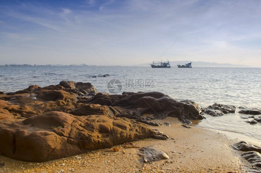 华欣海滩泰国有名图片