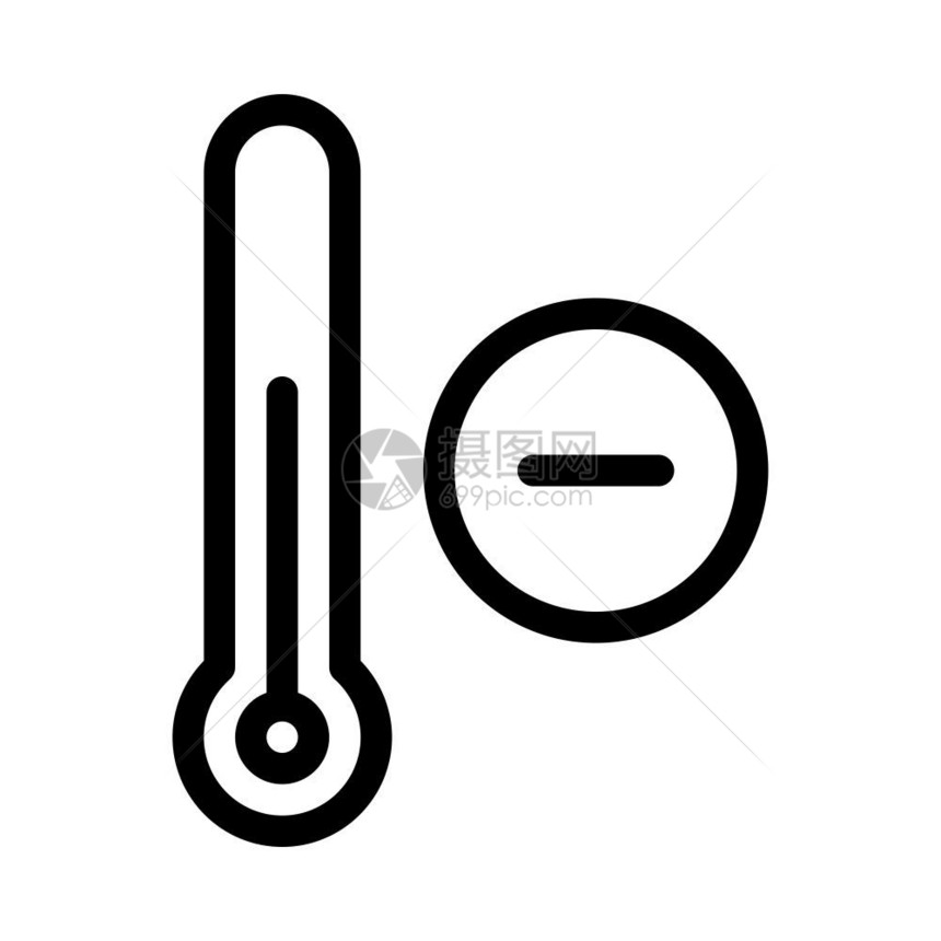 最小温度表图片