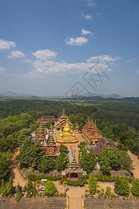 位于缅甸叶城的风格寺庙图片