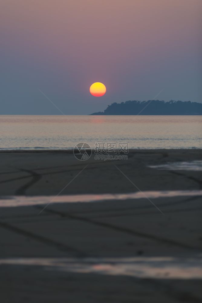 海日落图片