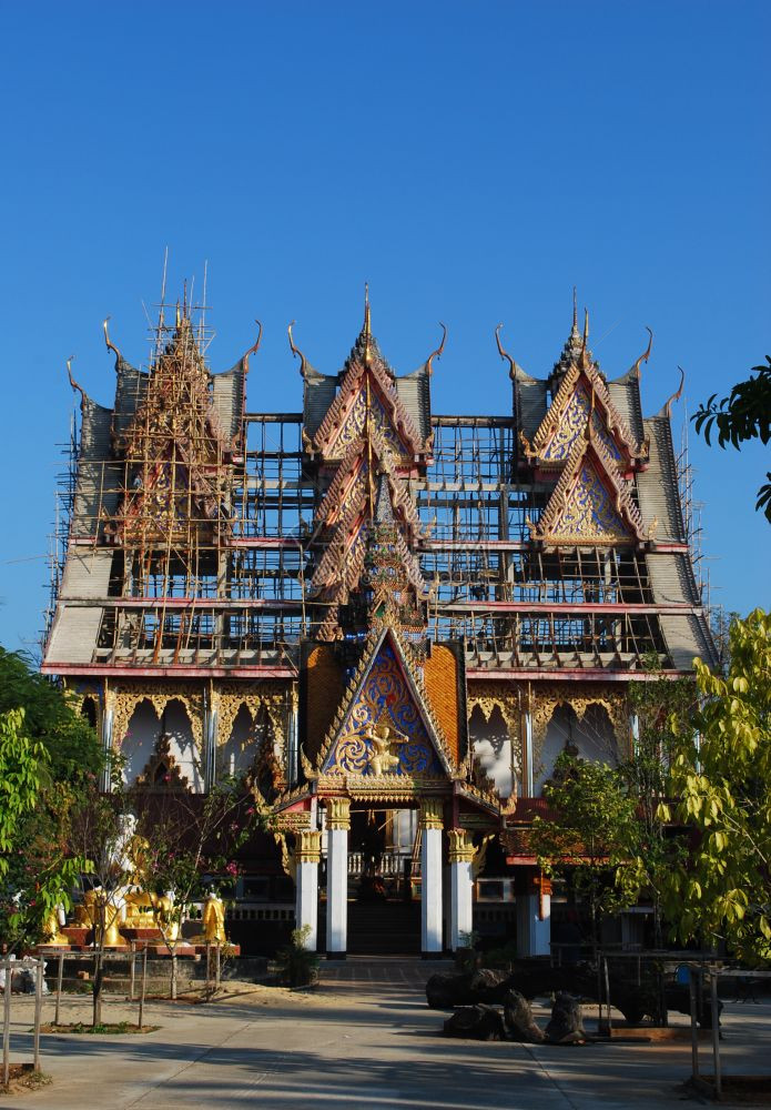 泰国Sangklaburi佛教圣地图片