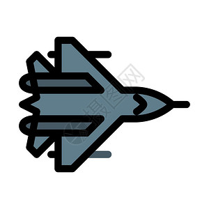 喷气式战斗机战斗机喷气式飞插画