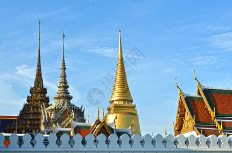 曼谷黄金宫殿泰王国邦克的PhraKaewWatPhra图片