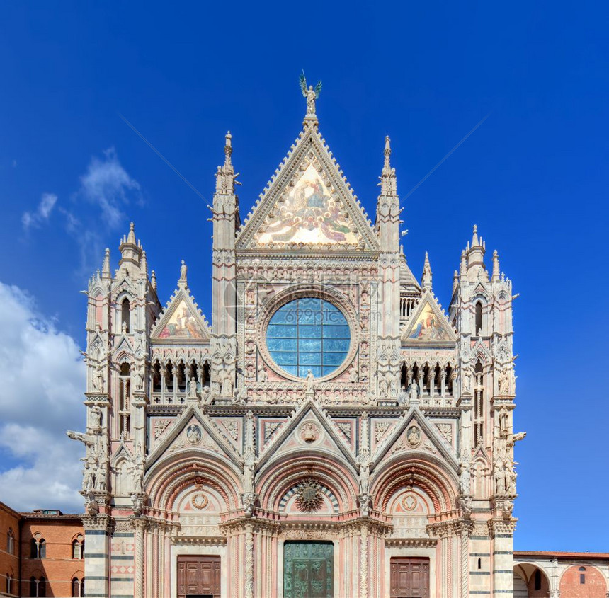 锡耶纳大教堂意利锡耶纳的迪奥莫锡耶纳托斯卡尼地区历史中世纪意大利锡耶纳的杜奥莫迪锡耶纳托斯卡尼地区图片