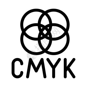 CMYK颜色模型背景图片