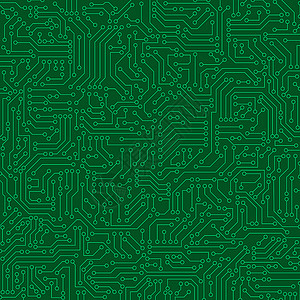 绿色电路板无缝模式纹理数字计算机技术概念的高科背景摘要说明图片