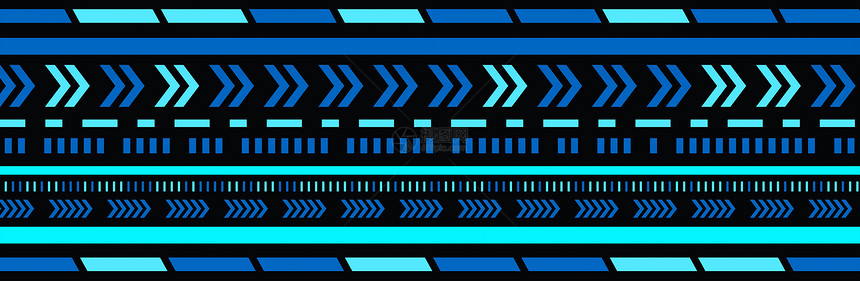 HUD型样条数字计算机技术抽象纹理黑色背景的图形线设计插图片