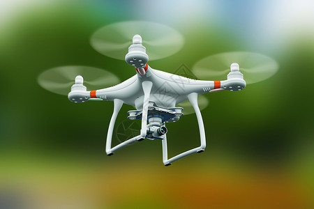 无人机用于空中摄影飞行工作图片
