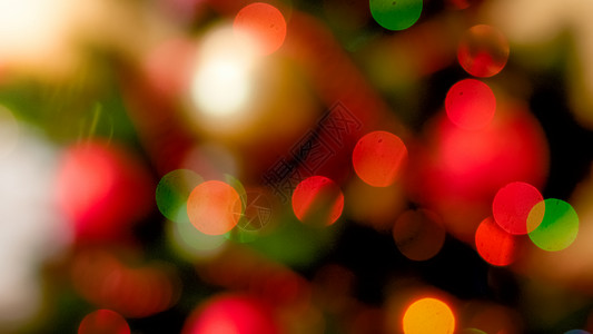 彩色光闪和圆圈的抽象照片完美的圣诞节后光彩色闪和圆圈的抽象图像完美的圣诞节后光和圆圈背景图片