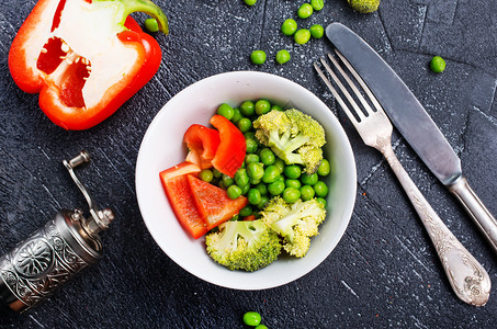 新鲜蔬菜用于沙拉新鲜饮食图片