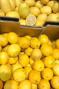 新鲜柠檬背景图片