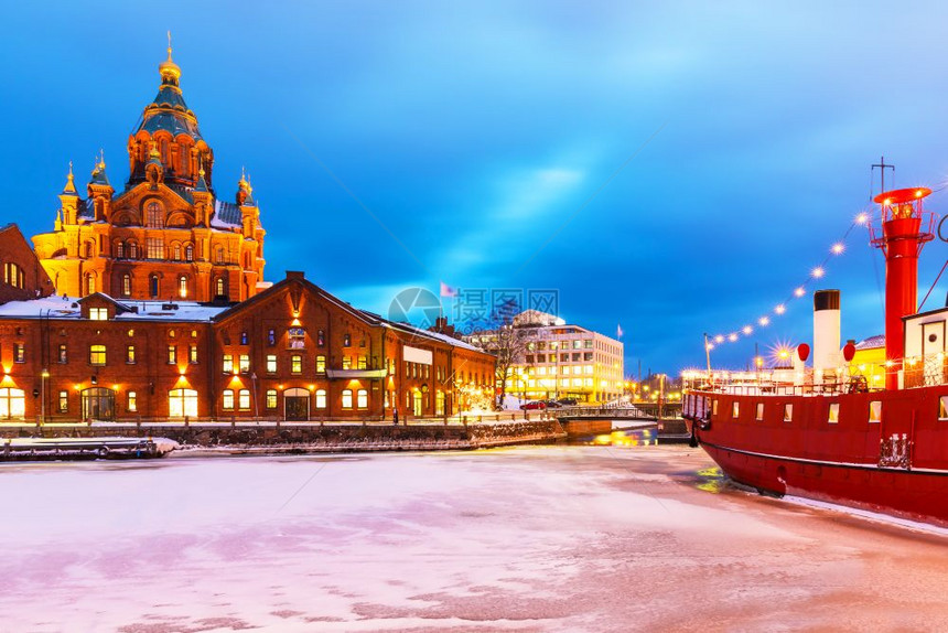 芬兰赫尔辛基老城Uspenski东正教堂图片