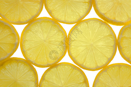 平铺柠檬背景图片