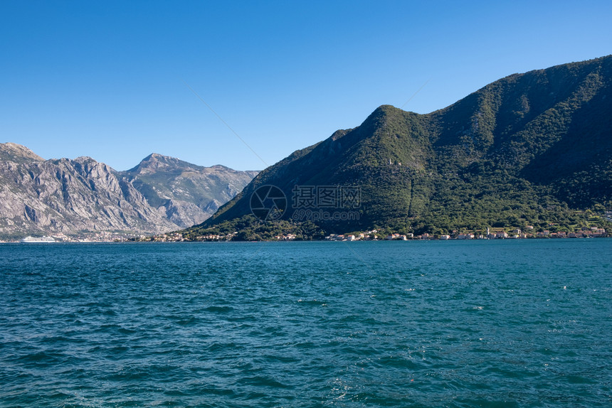 科托尔湾海景全夏季黑山图片