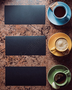 咖啡茶叶和可抽象背景图片