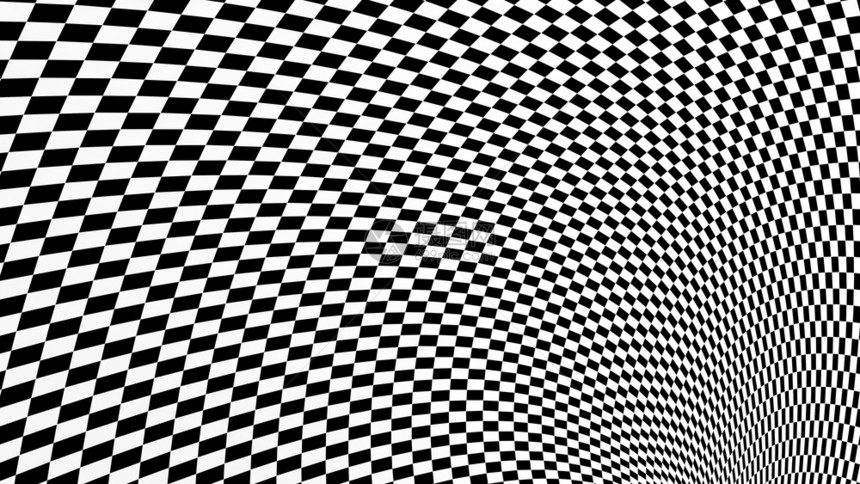 彩色抽象壁纸黑白织物假象图案纹理背景3d方形插图图片